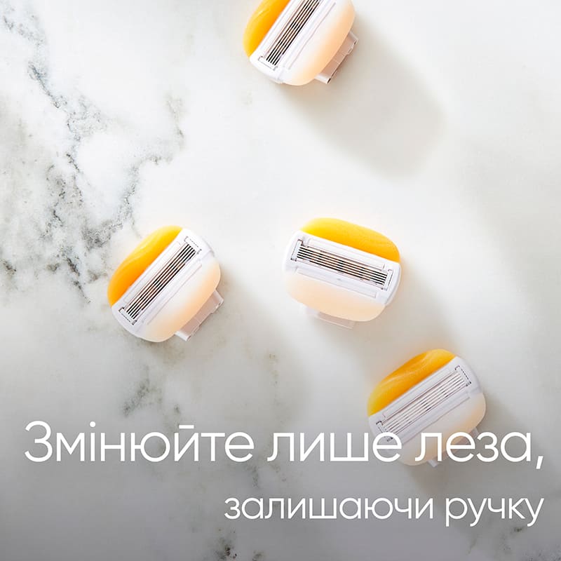 Внешний вид Сменные картриджи VENUS ComfortGlide Olay с кокосом 3 шт (8700216674119)