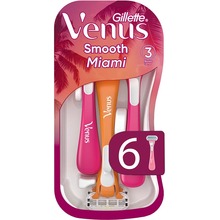Бритви одноразові VENUS Smooth Miami 6 шт (8700216756907)