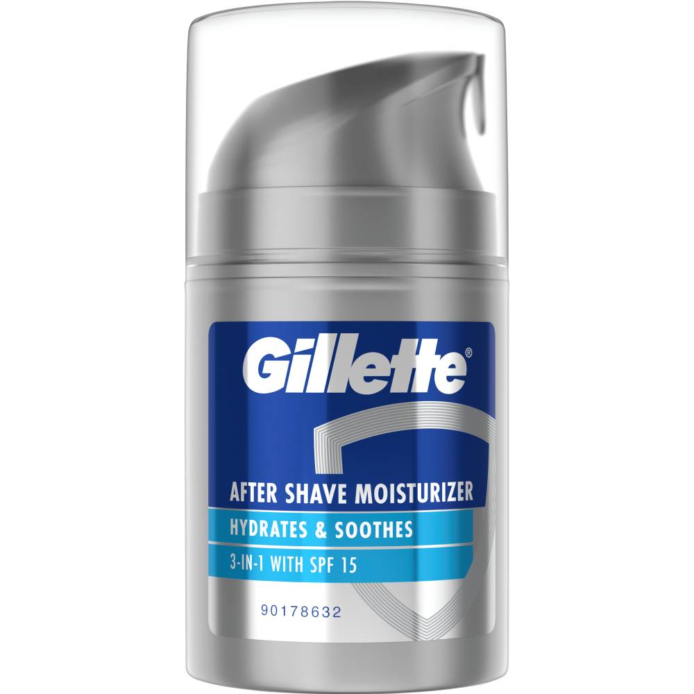 Бальзам після гоління Gillette 3в1 Hydrates & Soothes SPF+15 50 мл (80695790) Бальзам після гоління Gillette 3в1 Hydrates & Soothes SPF+15 50 мл (80695790)