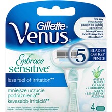 Сменные кассеты VENUS Embrace Sensitive 4шт (7702018072804)