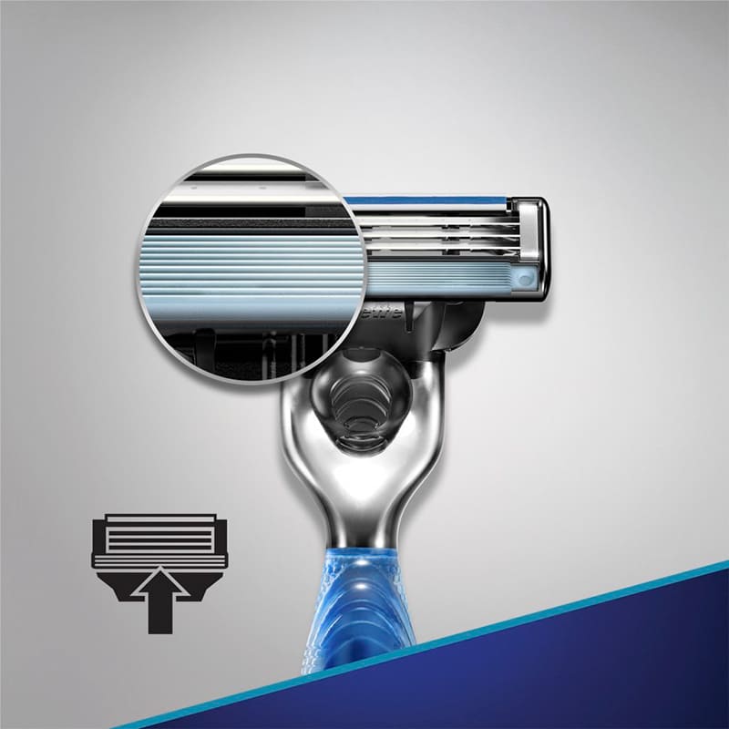 Бритва GILLETTE MACH3 Start c 3 змінними касетами (7702018464005) Тип шкіри усі типи