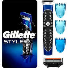 Бритва-стайлер GILLETTE FUSION ProGlide Styler з 1 змінною касетою + 3 насадки для моделювання бороди та вусів (7702018273386)