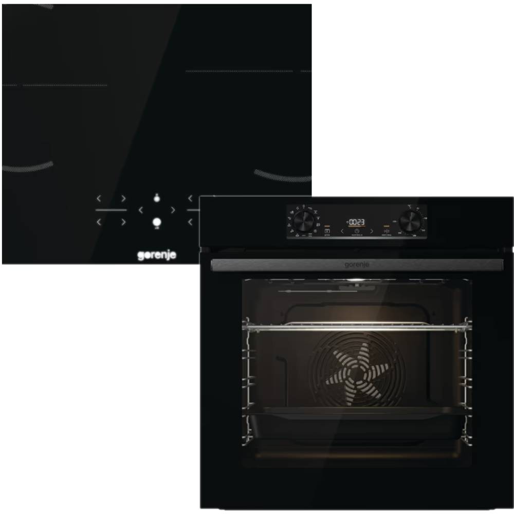 Набор встраиваемой техники GORENJE Black Induction Set 2 (BOS6737E06BG + GI6401BSC)