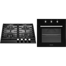 Набор встраиваемой техники GRANADO GEO 62-0200 Black + GGH 62-104 Black Glass (GOH0001L)