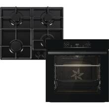 Набір вбудованої техніки GORENJE BlackMet Gas BO6735E05B + G641EB (743547)