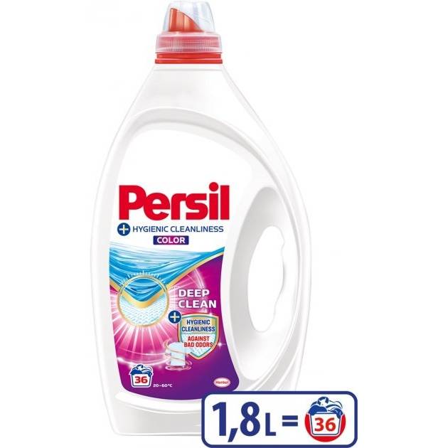 

Гель для стирки PERSIL Color Нейтрализация запаха 1.8 л, Гель для прання Color Нейтралізація запаху 1.8 л