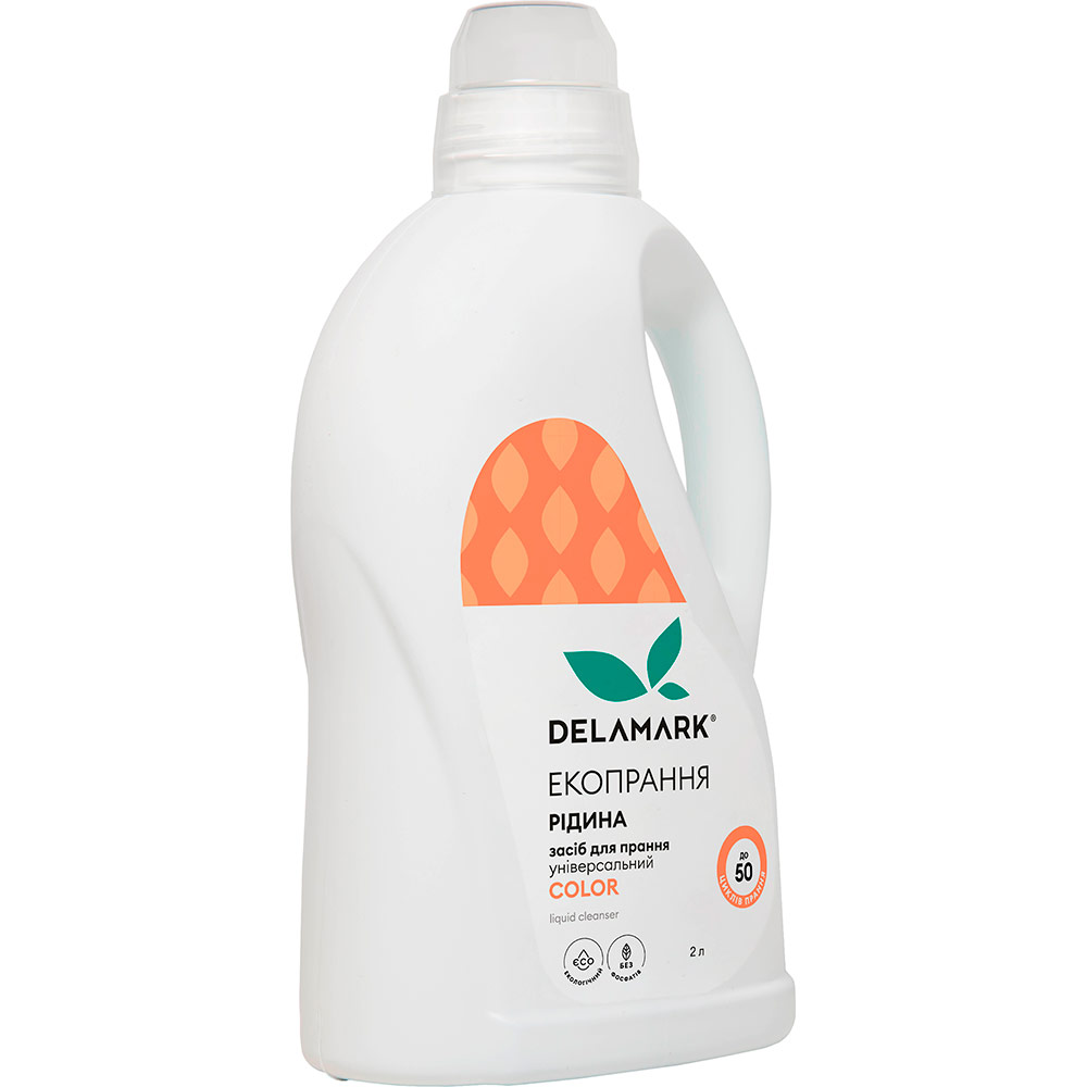 

Гель для стирки DeLaMark Color 2 л (4820152330864), Рідина для прання Color рідина 2 л 4820152330864