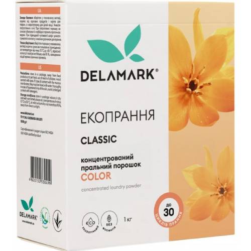 Пральний порошок DELAMARK Color 1 кг (4820152330499) Пральний порошок DELAMARK Color 1 кг (4820152330499)