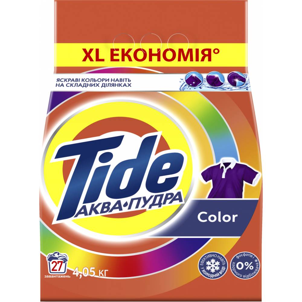Пральний порошок TIDE Аква-Пудра Color 4.05 кг (8006540535301) Пральний порошок TIDE Аква-Пудра Color 4.05 кг (8006540535301)