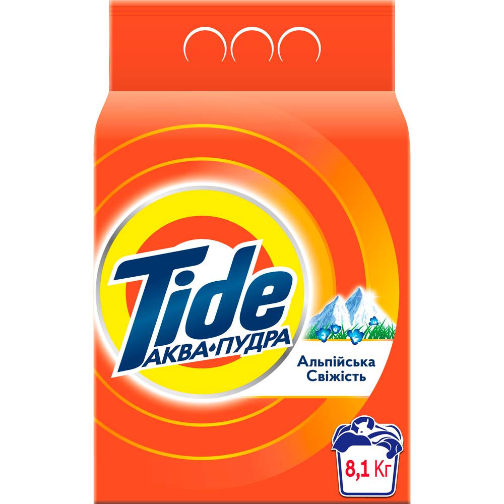 Пральний порошок Tide Аква-Пудра Альпійська Свіжість 8.1 кг (80714118) Пральний порошок Tide Аква-Пудра Альпійська Свіжість 8.1 кг (80714118)