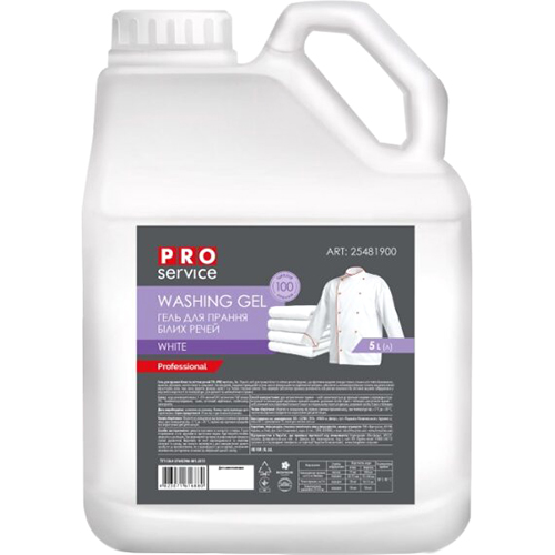 Гель для стирки PRO White 5 л (25481900) Гель для стирки PRO White 5 л (25481900)