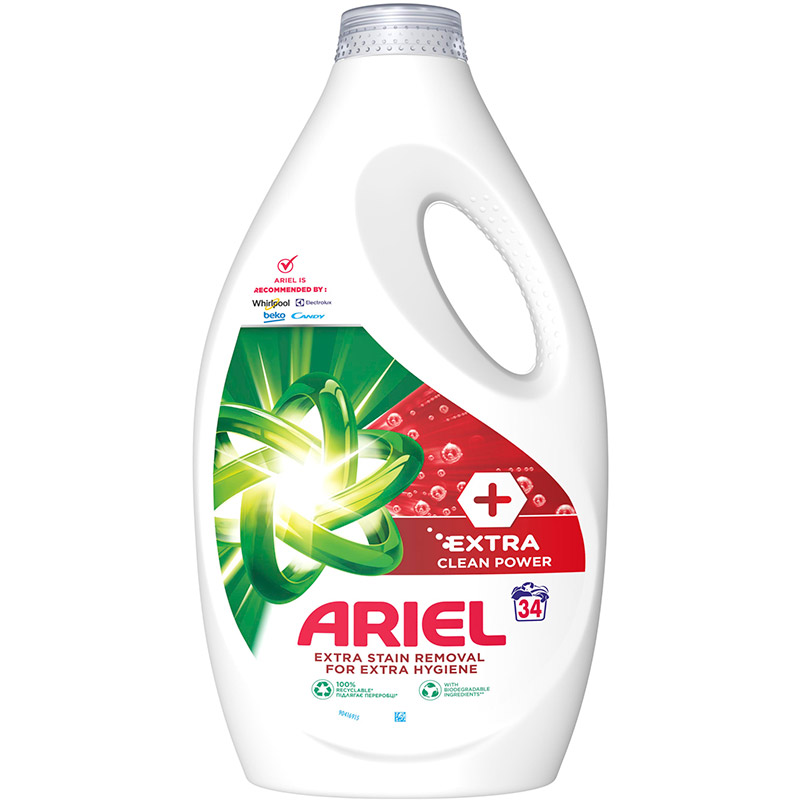 Гель для прання Ariel Extra Clean 1.7 л (8006540878781)