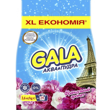 Пральний порошок GALA Аква-Пудра Французький аромат 3.6 кг (8006540519363)