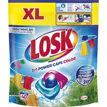 Капсули для прання LOSK 3+1 Power Caps Color 40 шт (9000101802016)