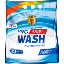 Пральний порошок PRO WASH Універсальний 1500г (4262396140623)