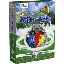 Пральний порошок WASH&FREE Гірська свіжість 400 г (4262396143334)