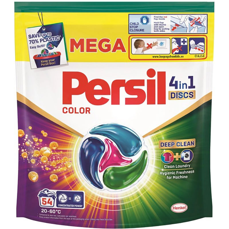 Диски для стирки Persil 4in1 Discs Color Deep Clean 54 шт (9000101801293)