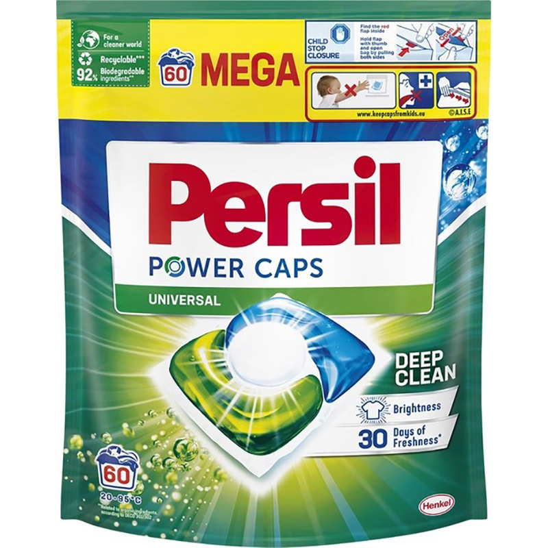 Капсулы для стирки Persil Power Caps Universal Deep Clean 60 шт (9000101804263)