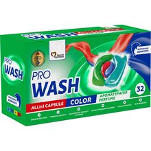 Капсули для прання PRO WASH Color 32 шт (4262396144676)