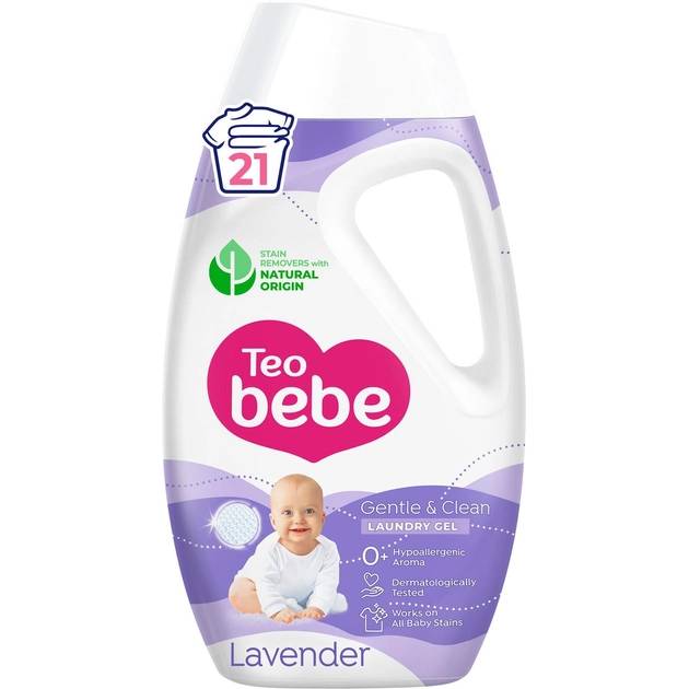 Гель для стирки ТЕО BEBE GENTLE & CLEAN LAVENDER 945мл (3800024048500)