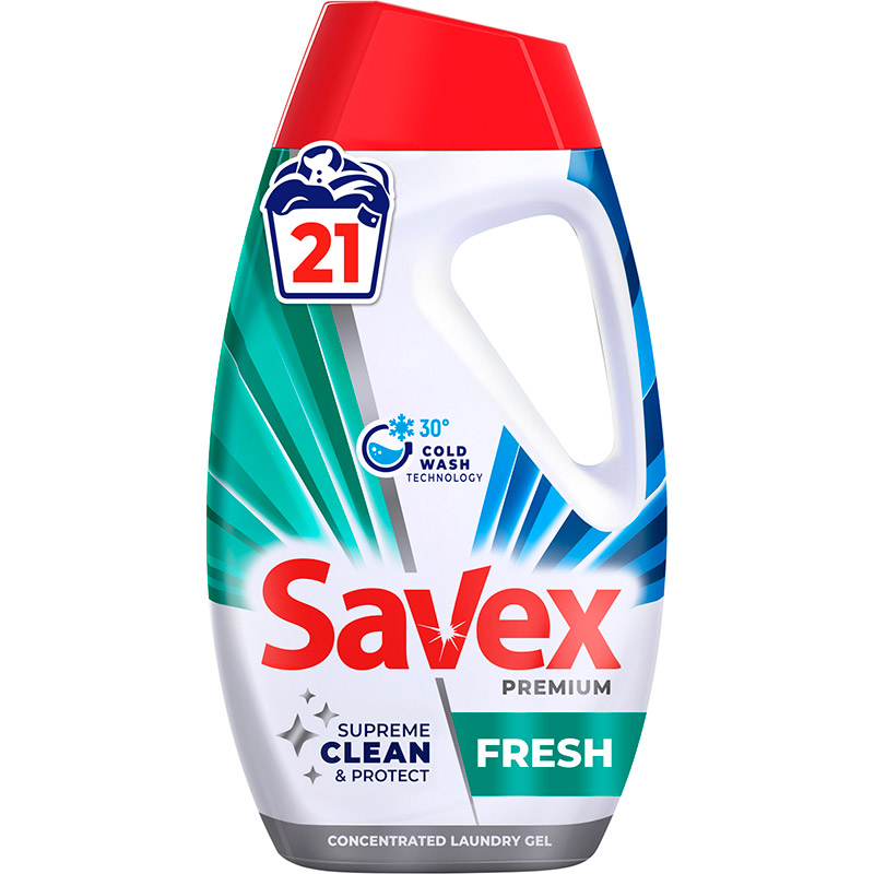 Гель для прання Savex Premium Fresh 945 мл (3800024047824) Гель для прання Savex Premium Fresh 945 мл (3800024047824)