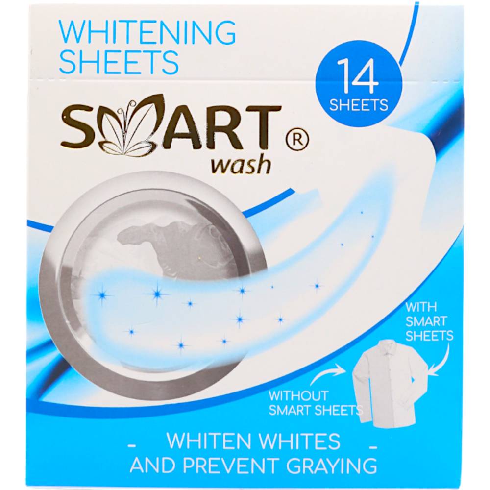 Салфетки отбеливающие SMART Wash 14 шт (SWWBL14)