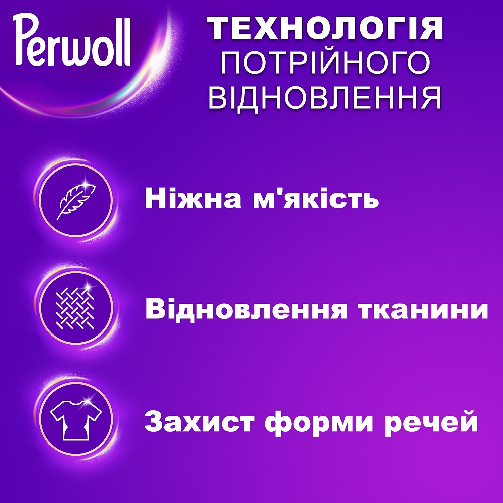 Гель Perwoll для прання делікатних тканин 2000 мл (2957048) Склад 5-15% аніонні ПАР, ;5% неіоногенні ПАР, мило, фосфонати, ензими, ароматизатори (Цитронеллол, Гераніол), консерванти (Бензізотіазолінон, Метилізотіазолінон)