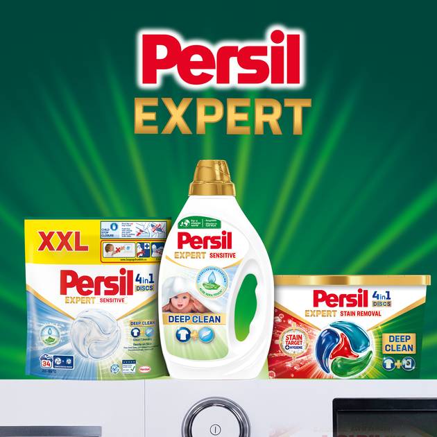 Внешний вид Гель для стирки PERSIL Expert Deep Clean Sensitive 0,9 л (9000101805871)