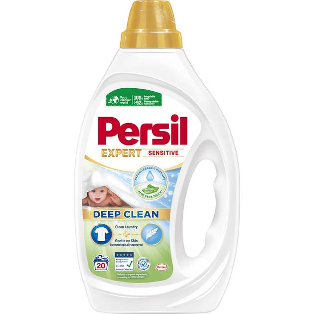 Гель для стирки PERSIL Expert Deep Clean Sensitive 0,9 л (9000101805871)