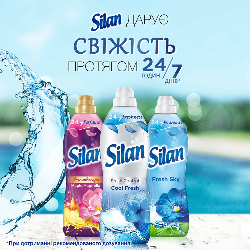 Кондиціонер Silan Fresh Control Прохолодна свіжість 1,1 л (2905621) Тип прання автоматична