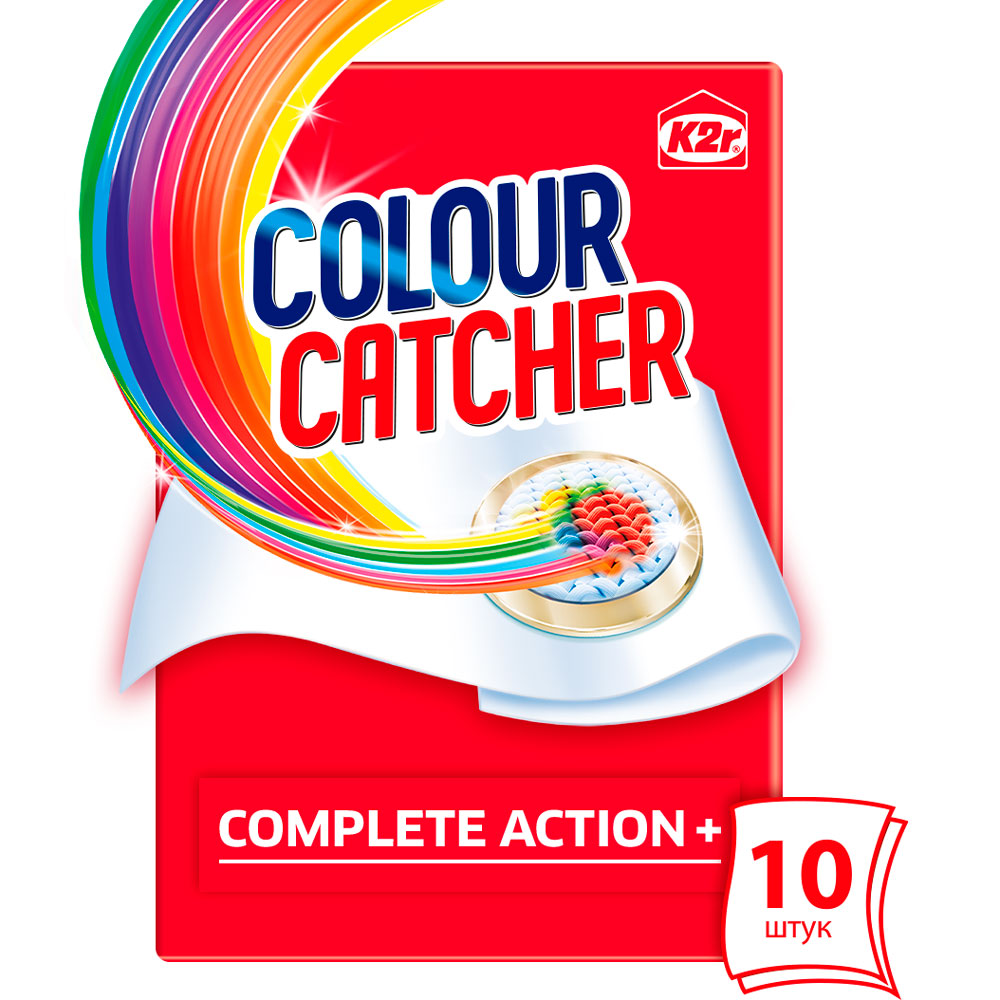 Салфетки-ловушка K2r Colour Catcher цветопоглащающие 10 шт (2829094)