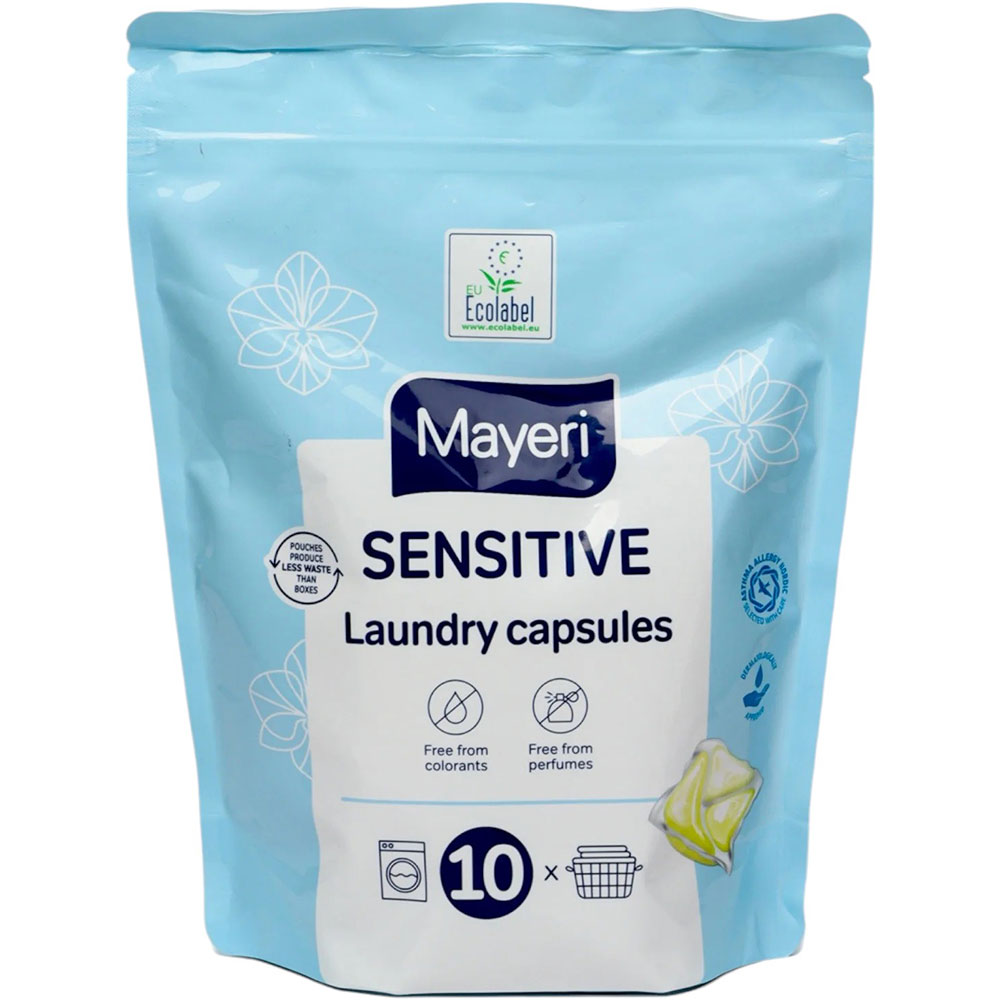 Гель-капсулы для стирки MAYERI Sensitive 10 шт (MSLC10)