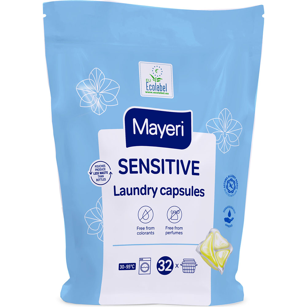 Гель-капсулы для стирки MAYERI Sensitive 32 шт (MSLC32)