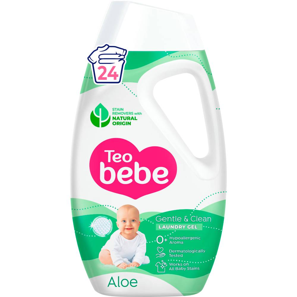 Гель для прання Teo Bebe Gentle & Clean Aloe 1,08 л (3800024048760)