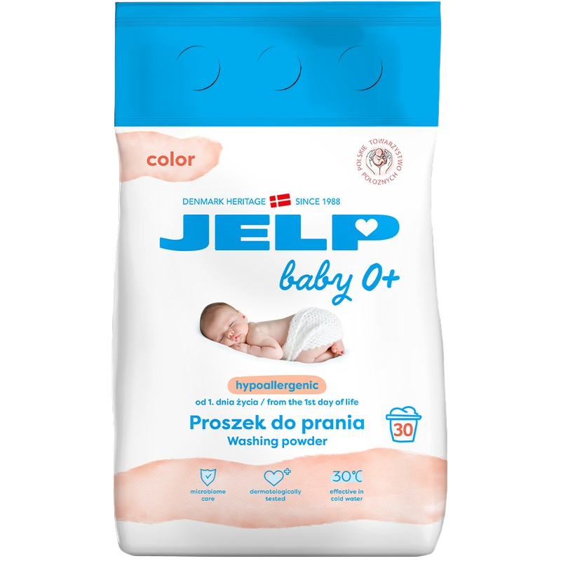 Гіпоалергенний засіб JELP Baby 0+ для прання кольорових тканин (98045)