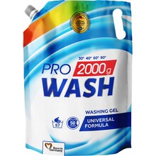 Гель для прання PRO WASH Універсальний 2 кг дой-пак (4260637722096)