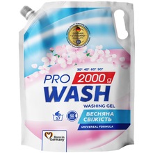 Гель для прання PRO WASH Весняна свіжість 2 кг дой-пак (4262396144720)