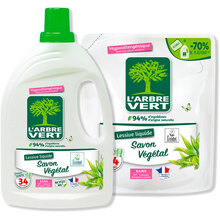 Гель для стирки L'ARBRE VERT 1,53 л Растительное мыло (3450601046254)