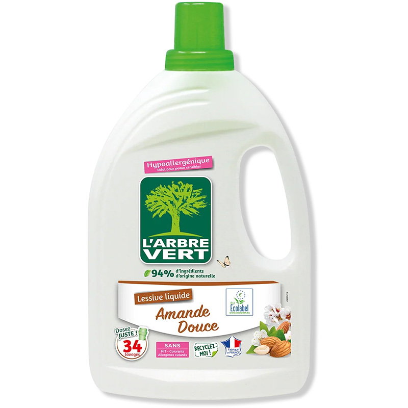 Гель для стирки L'ARBRE VERT 1,53 л Сладкий миндаль (3450601046315)