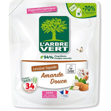 Гель для прання L'ARBRE VERT 1,53 л Солодкий мигдаль (3450601046452)
