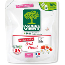Гель для прання L'ARBRE VERT 1,53 л Аромат квітів (3450601046476)