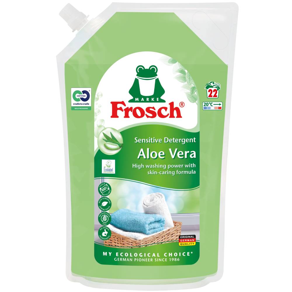 Гель для прання Frosch Sensetive Алое Віра 1500 мл (716826) Гель для прання Frosch Sensetive Алое Віра 1500 мл (716826)