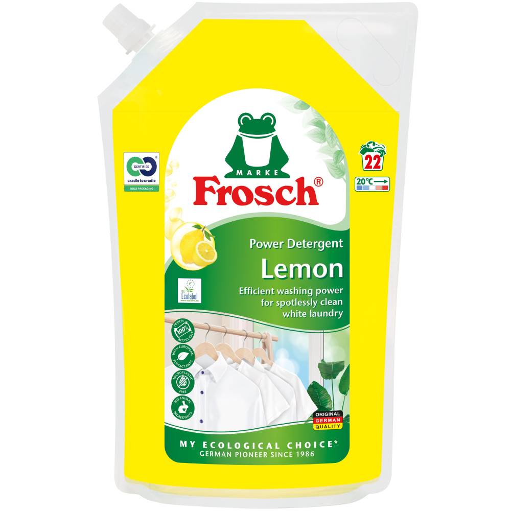 Гель для прання Frosch Лимон 1500 мл (716830) Гель для прання Frosch Лимон 1500 мл (716830)