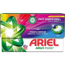 Капсули для прання ARIEL Pods+ All-in-1 Для кольорового 22 шт (8700216765336)