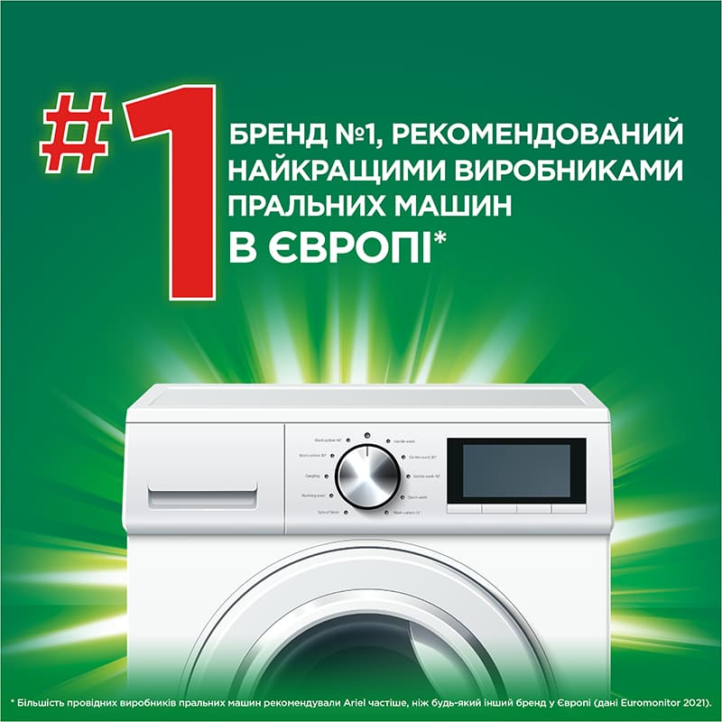 Зовнішній вигляд Капсули для прання ARIEL Pods+ All-in-1 Гірське джерело 22 шт (8700216765466)