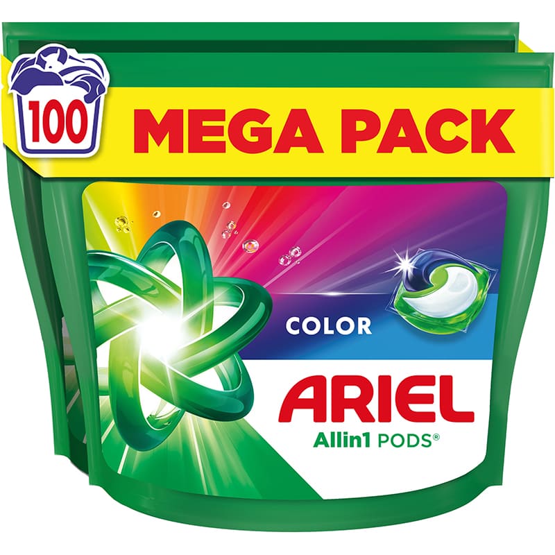 Капсули для прання ARIEL Pods+ All-in-1 Для кольорового 100 шт (8700216764179) Капсули для прання ARIEL Pods+ All-in-1 Для кольорового 100 шт (8700216764179)
