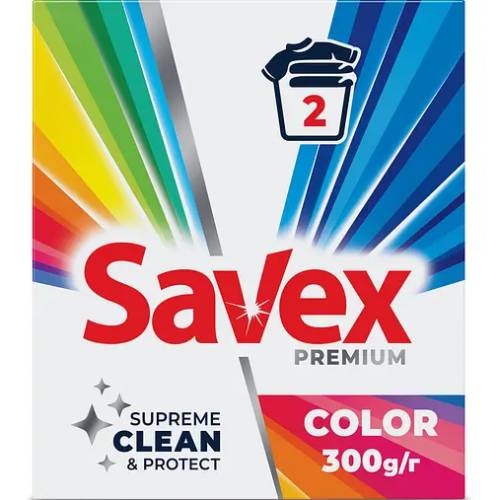 Стиральный порошок SAVEX Parfum Lock 2 in1 Color 300г (3800024049194) Стиральный порошок SAVEX Parfum Lock 2 in1 Color 300г (3800024049194)