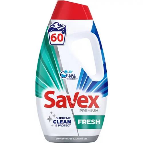 Гель для прання SAVEX Premium FRESH 2.7 л (3800024048104) Гель для прання SAVEX Premium FRESH 2.7 л (3800024048104)