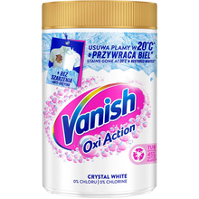 Вивідник для плям та відбілювачів для тканин Vanish Oxi Action Кришталева Білизна 1.4 кг (5908252017966)