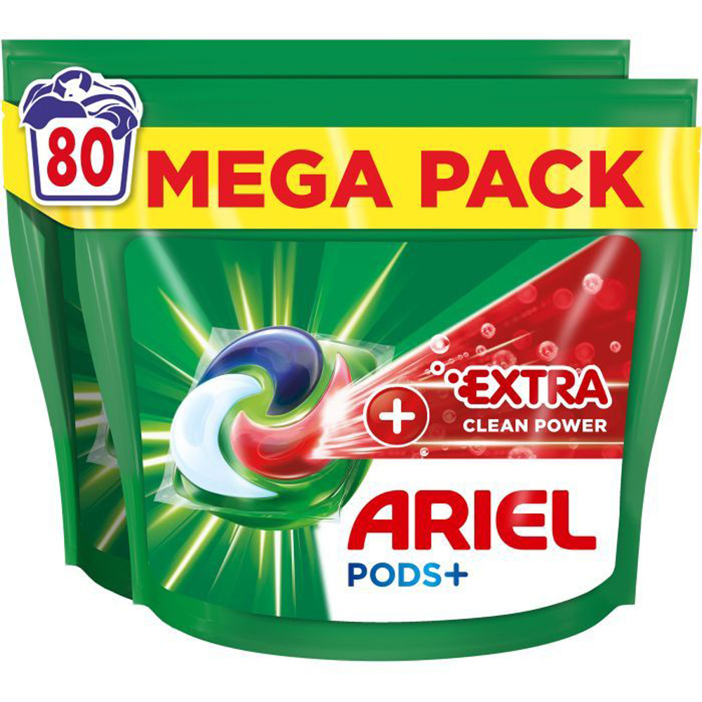 Зовнішній вигляд Капсули для прання ARIEL Pods All-in-1 + Сила екстраочищення 80шт (8700216580991)